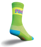 SockGuy, Men's Crew Cuff Socks - Large/X-Large, Rad