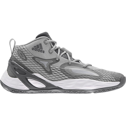 adidas Exhibit A Mid Shoe - Unisex Basketball Team Mid Grey/Team Dark Grey