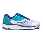 Saucony Kids Ride 10, Blue/White, 5.5Y