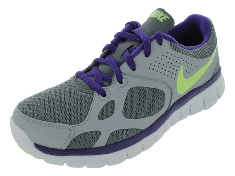 Nike Women's Flex 2012 RN WMNS Running Shoes 9 Women US (CL Gry/LQD LM/CRT PRPL/WLF Gry)