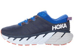 HOKA ONE ONE Mens Gaviota 3 Textile Synthetic Black Iris Turkish Sea Trainers 8 US