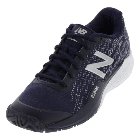 New Balance Women's 996 V3 Hard Court Tennis Shoe Navy Blue/White Size 9.5