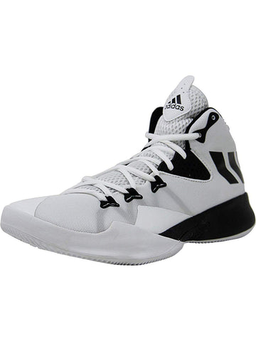 adidas Dual Threat 2017 Shoe - Men's Basketball 12 White/Core Black…