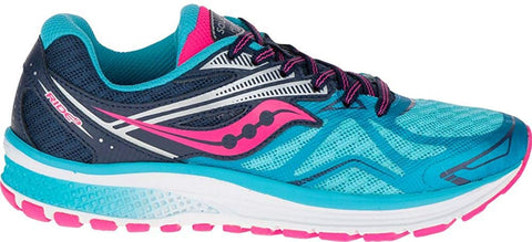 Saucony Girl's Ride 9 Sneaker Big Kid Blue/Pink 4.5 US Big Kid M