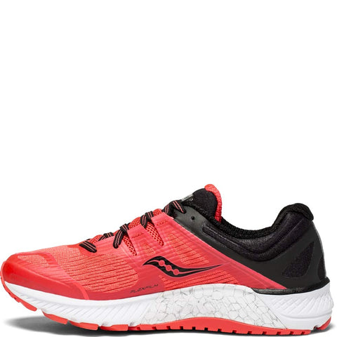 Saucony Women's Guide ISO Running Shoe, Vizi red/Black, 5 Medium US