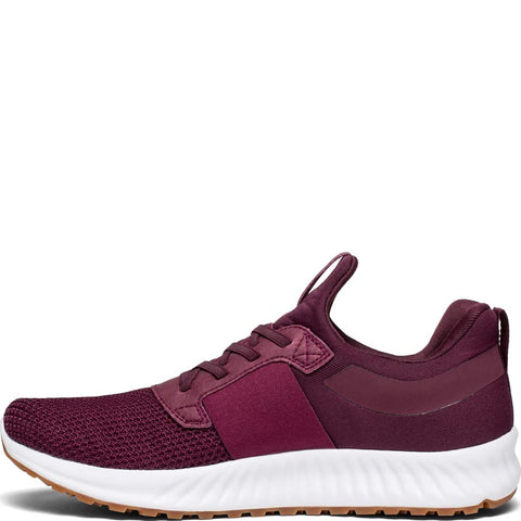 Saucony Stretch &amp; Go Breeze Women 5 Burgundy