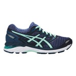 Women's ASICS GT-3000 5, Blue/Mint, 12 B