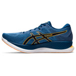 ASICS Men's GlideRide Running Shoes, 10M, Grey Floss/MAKO Blue