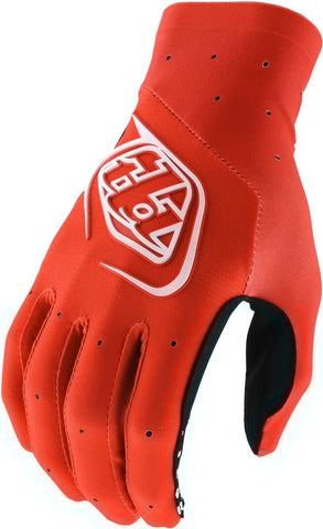 Troy Lee Designs Motocross Motorcycle Dirt Bike Racing Mountain Bicycle Riding Gloves, SE Ultra Glove (Orange, Medium)