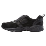 Propét mens Stability X Strap Sneaker, Black, 11 XX-Wide US