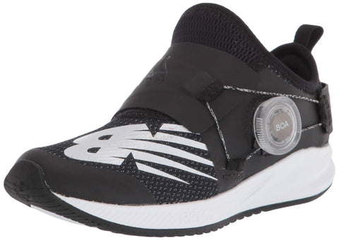 New Balance Kid's FuelCore Reveal V2 Boa Running Shoe, Black/Guava/Lime Glo, 10.5 M US Little Kid (4-8 Years)