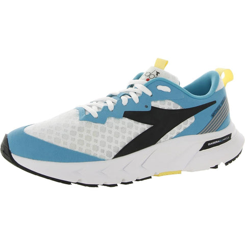 Diadora Women's Mythos Blushield Volo White/Scuba Blue 7 M