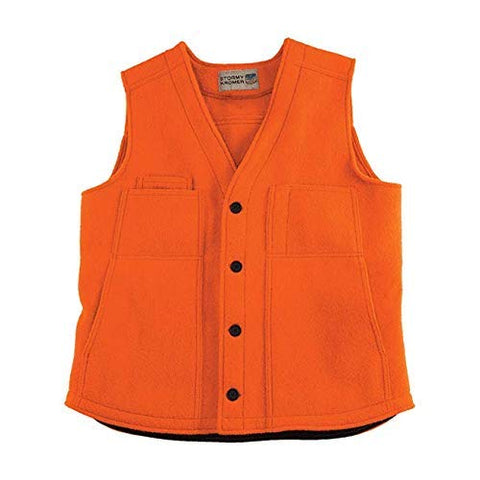 Stormy Kromer The Button Vest Blaze Orange 3XLT