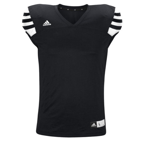 Adidas Men's Climalite Audible Football Jersey Black/White XLarge