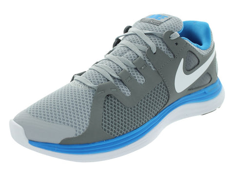 Nike Men's Lunarflash+ Running Shoe (9.5 D(M) US, Grey)