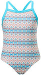 Snapper Rock Girls' X Back Swimsuit Marrakesh 6