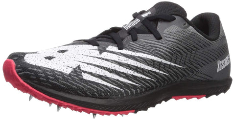 New Balance Men's Cross Country Seven V2 Spikeless Running Shoe, Black/White, 7 W US