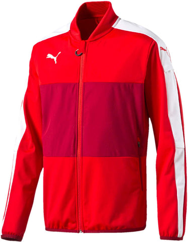 PUMA - Mens Veloce Stadium Jacket, Size: Youth Small, Color: Puma Red