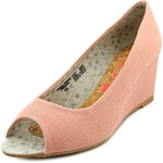 Movmt Grace Wedge Women US 7 Pink Peep Toe Wedge Heel UK 4.5 EU 37.5