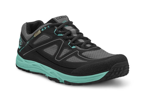 TOPO Women's Hydroventure Trail Running Shoes Black/Turquoise 6