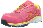 Reebok Womens Fuchsia Micro Mesh Athletic Oxford Arion Composite Toe 7.5 M