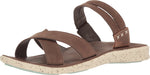 Superfeet Laurel Women's Casual Sandal, Chocolate Brown, Full Grain Leather, Women's 9.5 US