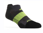 Fitsok NP7 Mid-weight Tab Sock (X-Large, Grey/Lime)