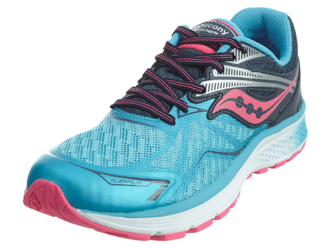 Kids Saucony Ride 9 Pre/Grade School, Blue/Pink, 7