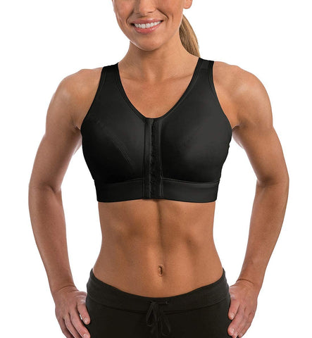 ENELL, Lite, Women's Full Coverage Sports Bra - Black, Size 0