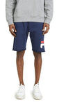 Fila Men's George Logo SweatShorts, Peacoat, Blue, Graphic, XL