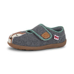 See Kai Run, Cruz II Slippers for Kids, Gray Fox, 8