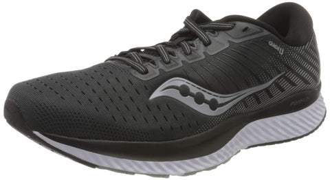 Saucony Men's Guide 13, Black/White, 7 Medium