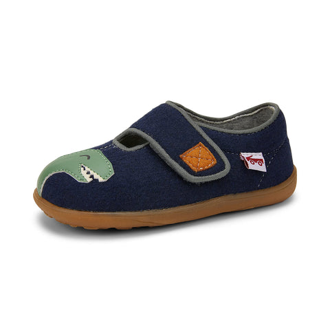 See Kai Run, Cruz II Slippers for Kids, Navy Dino, 7