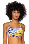 Sunsets Taylor Bralette Swim Top, Bahama Breeze, 36E/34F/32G