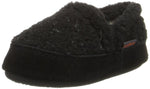 Acorn Colby Gore Moc Slipper, Black Berber, US 1-2 Unisex Little Kid