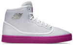 Nike Jordan Jasmine GG Athletic Shoes (8.5 M US Big Kid, White/Medium Fuchsia-Metallic Silver-Black)