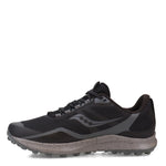 Saucony Men's Core Peregrine 12 Trail Running Shoe, Black/Charcoal