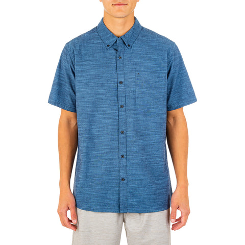 hurley men's one & only 2.0 woven short sleeve shirt