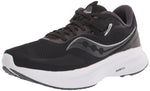 Saucony Men's Guide 15 Running Shoe, Black/White, 11.5 Wide