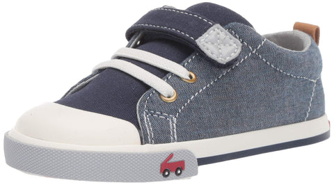 See Kai Run, Stevie II Sneakers for Kids, Chambray, 13.5 M Little Kid