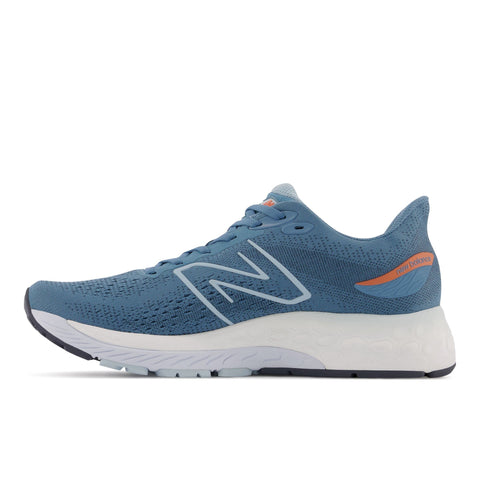 New Balance Men's Fresh Foam X 880 V12 Running Shoe, Spring Tide/Vibrant Orange/Morning Fog, 1