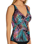 Sunsets Forever Tankini Top, Moonlit Palms, 32E/30F/28G