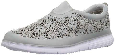 Propet Women's Hannah Sneaker, Light Grey, 6 2E US