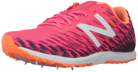 New Balance Women's Cross Country 700 V5 Spike Running Shoe, Alpha Pink/Dark Mulberry, 6 B US