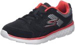 Skechers Boys' Go Run 400-Zodox Trainers, Black (Black/Grey/Red), 1.5 UK 34 EU