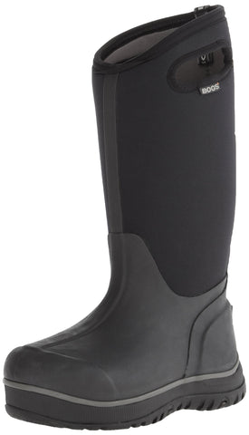 Bogs Women's Ultra High Waterproof Insulated Rain Boot, Black, 9 M