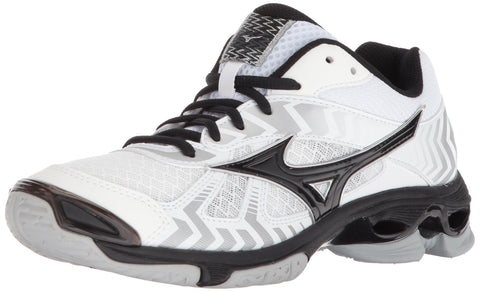 Mizuno Wave Bolt 7 Womens White-Black 13 White/Black