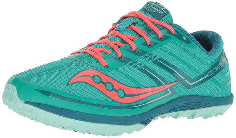 Saucony Women&#39;s Kilkenny XC7 Flat Track Shoe, Teal/red, 6 M US