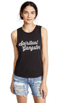 Spiritual Gangster Muscle Tee Vintage Black XS