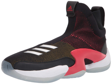 adidas Boy's N3XT L3V3L 2020 Basketball Shoe, Black/Glory red/Bold Gold, 7.5 Big Kid